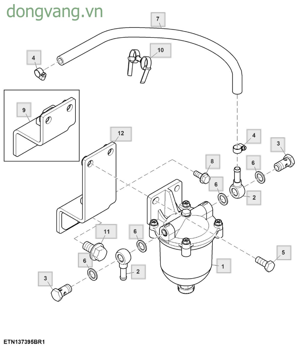 Water Separator (031197 - ), ( - 055533) - ST853998